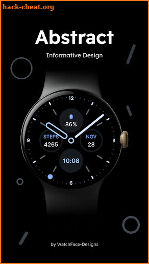 Abstract - Minimal Watch Face screenshot