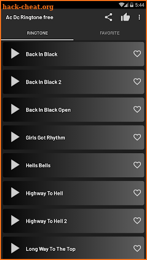 Ac Dc Ringtone free screenshot