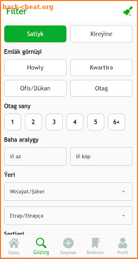 Açar screenshot