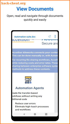 Accellion kiteworks screenshot