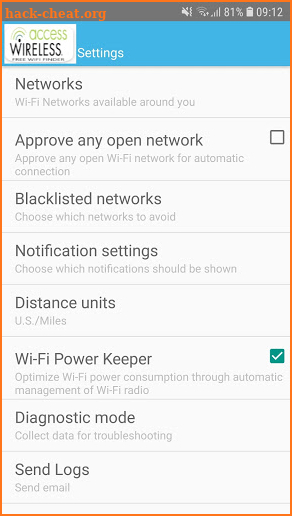 Access Wireless Free Wifi Finder screenshot