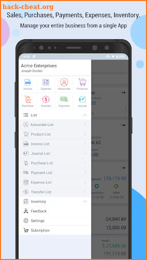 Accounting Bookkeeping - Invoice Expense Inventory screenshot