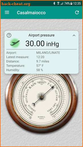 Accurate Barometer screenshot