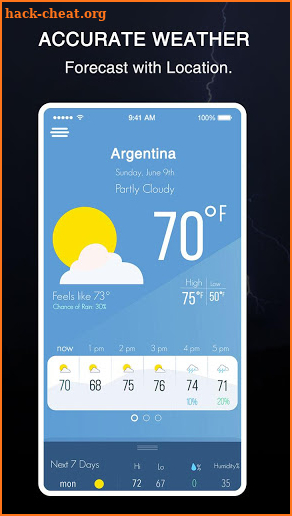 Accurate Weather Live Forecast screenshot