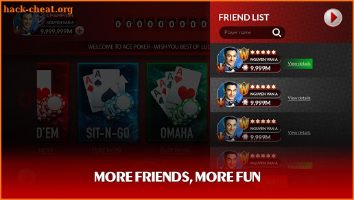 ACE POKER - Free Texas Holdem Card Games screenshot