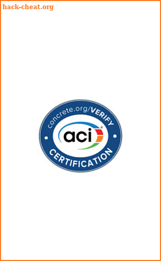 ACI Certification Verify screenshot