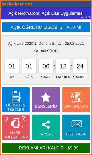 AçıkTercih.Com AÖL Test Çöz Uygulaması 2020 2021 screenshot