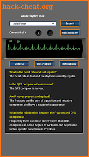 ACLS Rhythm Quiz screenshot