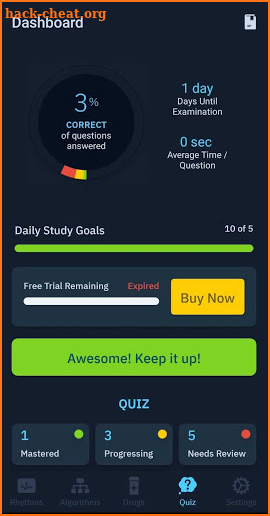 ACLS Rhythms and Quiz screenshot