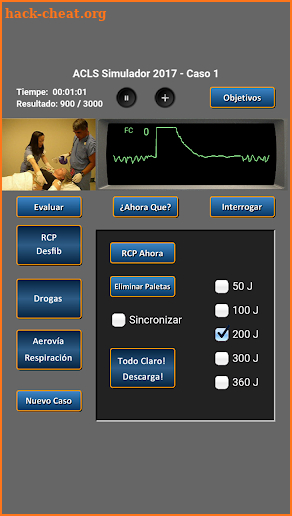 ACLS Simulador 2017 screenshot