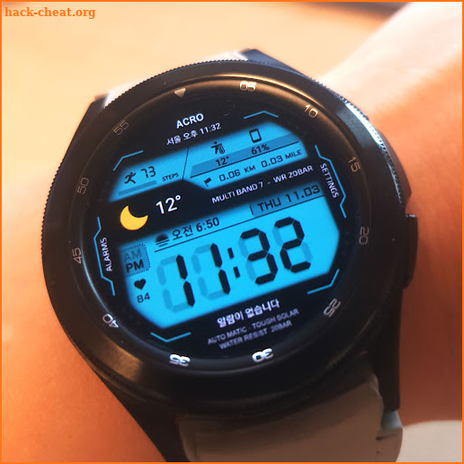 ACRO Genix Digital watchface screenshot