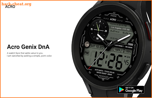 Acro Genix DnA Watchface screenshot