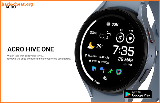 ACRO Hive one watchface screenshot