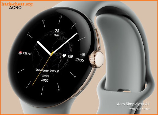 ACRO Simpleless A1 Watchface screenshot