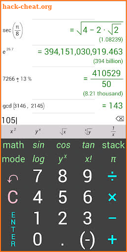 Acron RPN Calculator screenshot