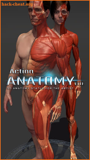 Action Anatomy - 3D anatomy pose app for artists screenshot