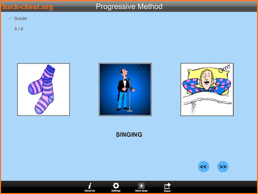 Actions Progressive Method screenshot