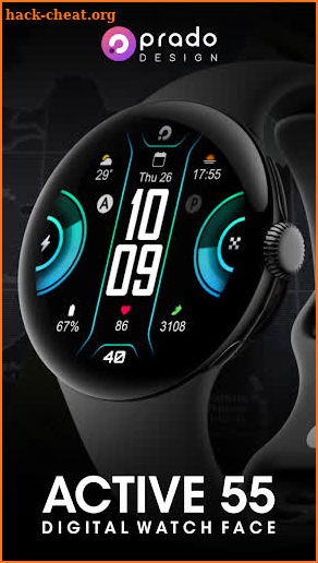 ACTIVE 55 Digital Watch Face screenshot