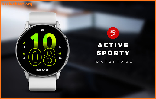 Active Sporty Watch Face screenshot