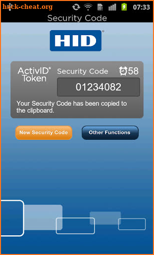 ActivID Token screenshot