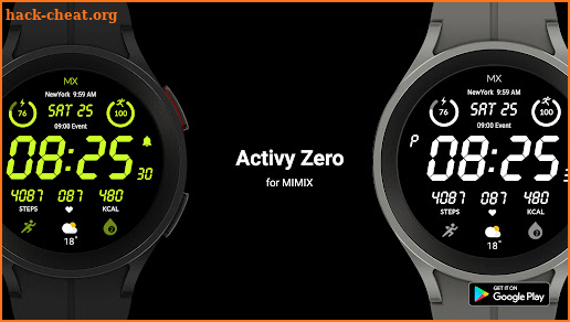 Activy Zero mimix watchface screenshot