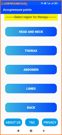 Acupressure points: Full Body  screenshot