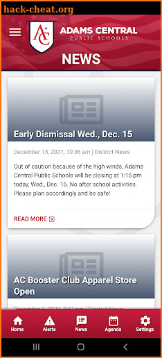 Adams Central Public Schools screenshot