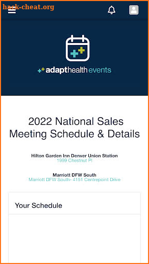 AdaptHealth Events screenshot