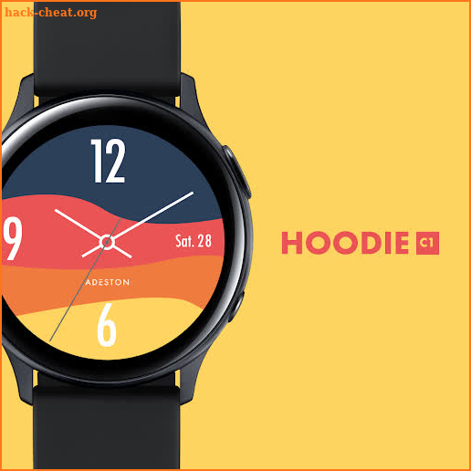 ADESTON HOODIE C1 : Watch Face by MR TIME screenshot