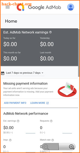 Admob lite screenshot