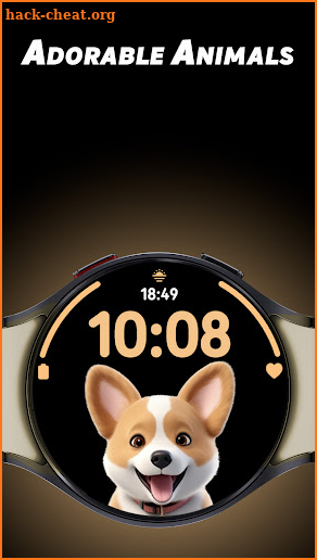 Adorable Animals - Watch face screenshot