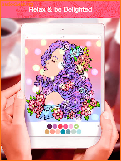 Adult Coloring Book offline game for adults Pro screenshot