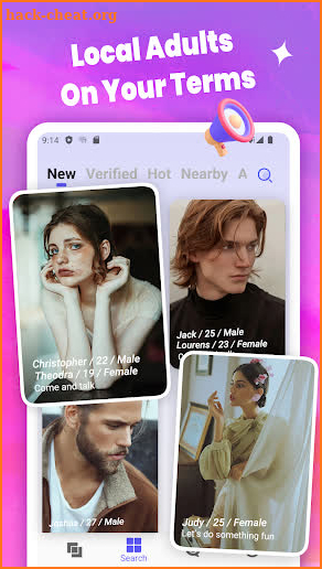 Adult Friend AFF Finder App screenshot
