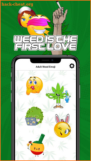 Adult Weed Emojis - Flirty Stickers screenshot