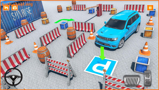 Advance Prado Car Parking Games & Car Driving Game screenshot