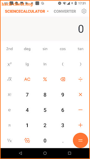 Advanced Calculator screenshot