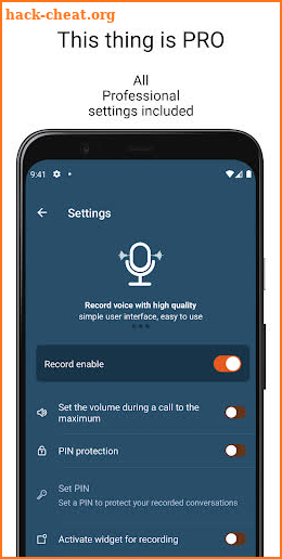 Advanced Call Recorder Pro screenshot