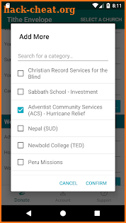 Adventist Giving screenshot