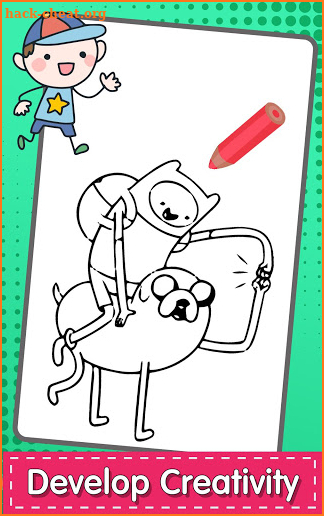 Adventure Coloring Time Book screenshot