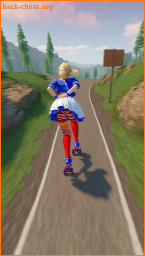 Adventure Downhill Racer Game screenshot