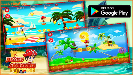 Adventurous Jacko - Island Of Pirates screenshot