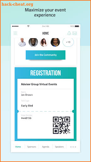 Advisor Group Virtual Events screenshot