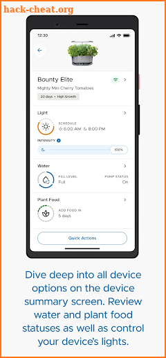 AeroGarden App screenshot