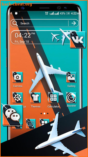 Aeroplane Runway Launcher Theme screenshot