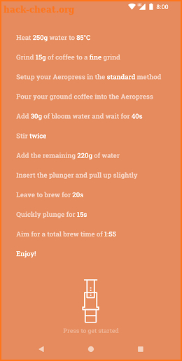 Aeroprecipe screenshot