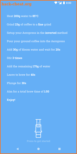 Aeroprecipe screenshot