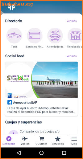 Aeropuertos GAP screenshot