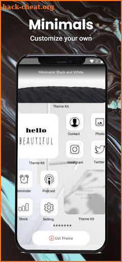 Aesthetic Screen Icon Changer & Widgets screenshot