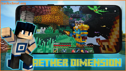 Aether Dimension Minecraft PE screenshot