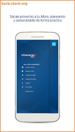 AforeMóvil Citibanamex screenshot